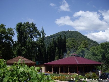 новый афон абхазский дворик фото
