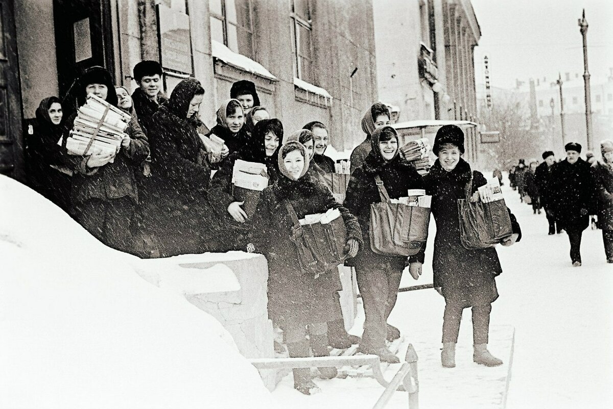 зимняя москва 1959 год. фото
