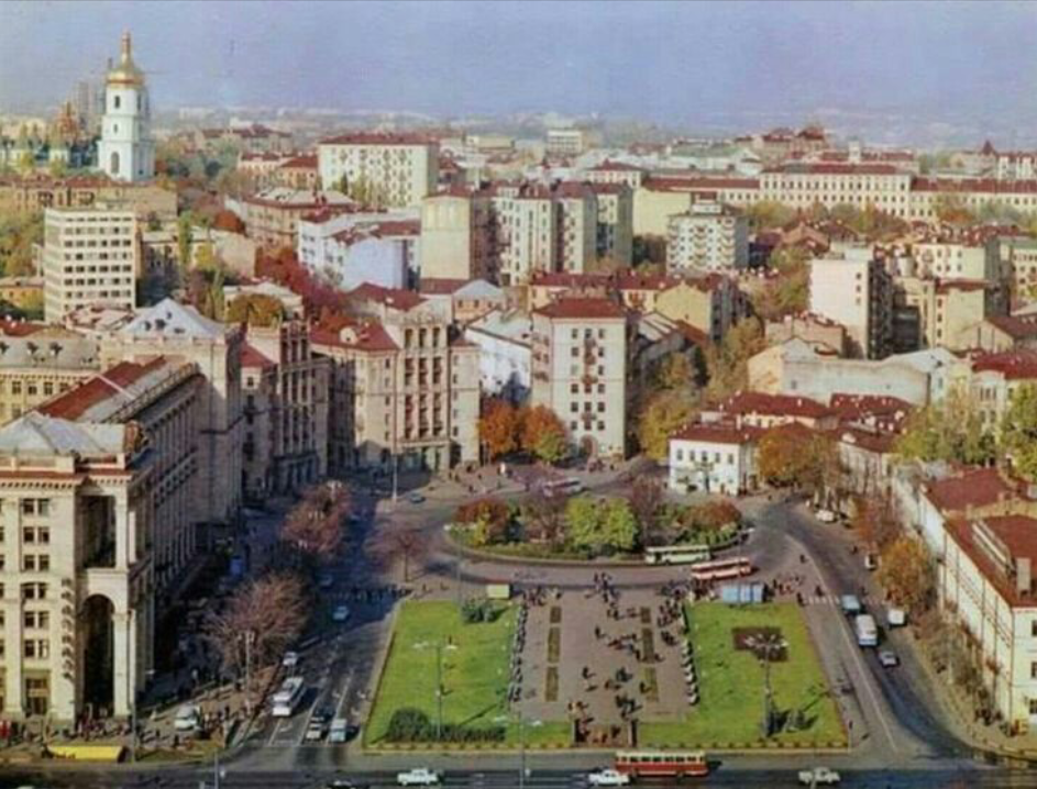 киев крещатик 1980 фото