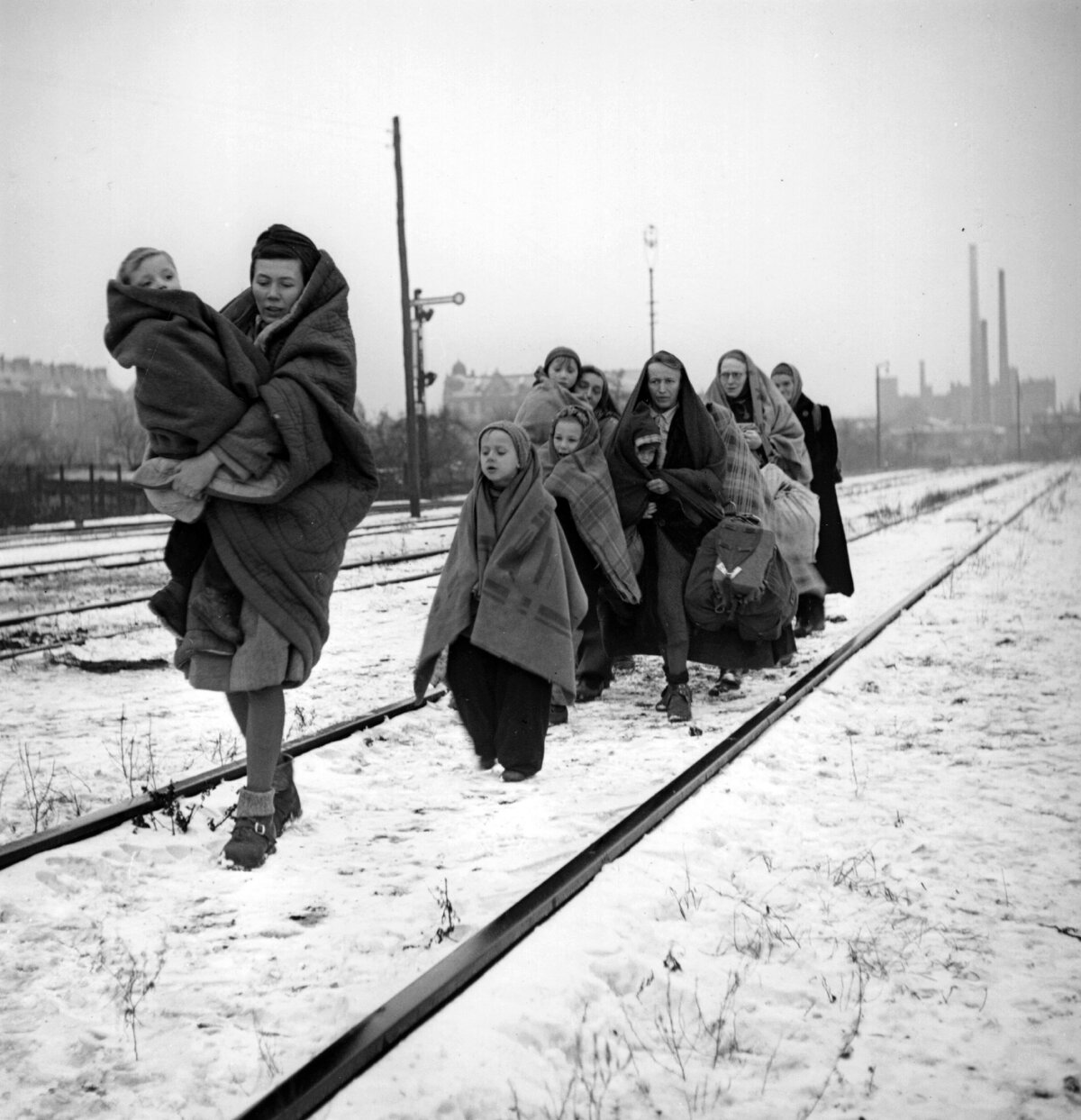 депортация немцев из польши 1945 фото