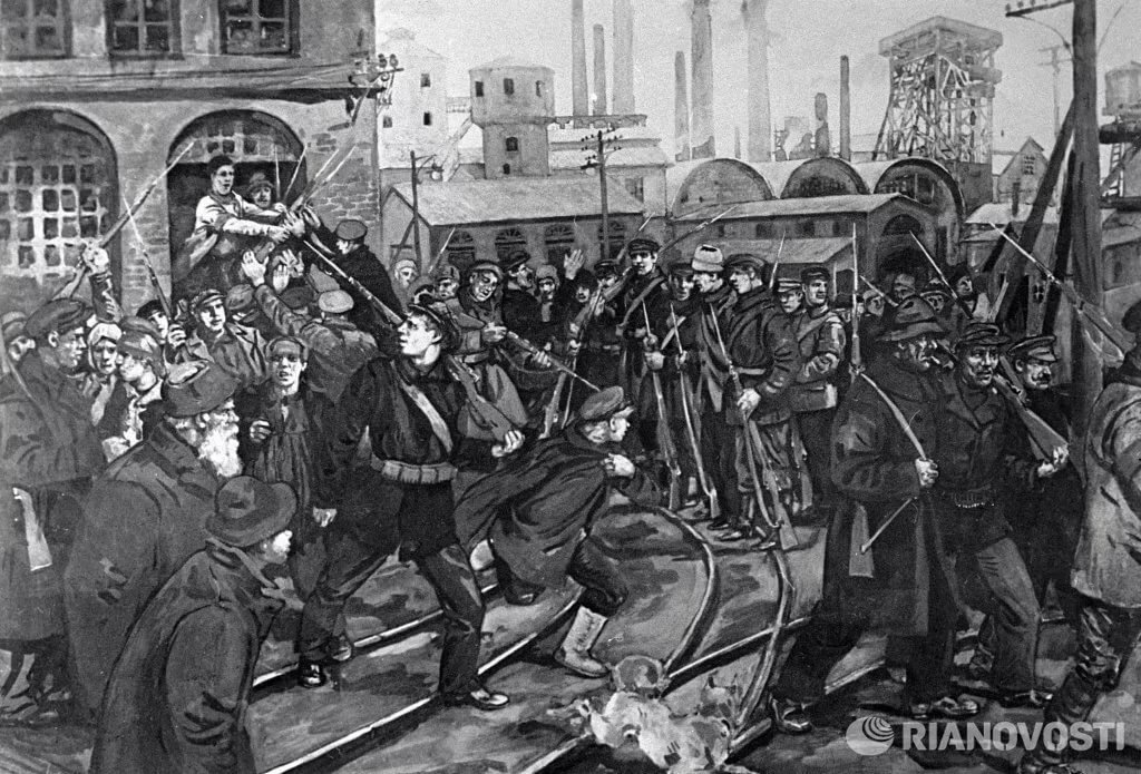 октябрьская революция 1917 года фото