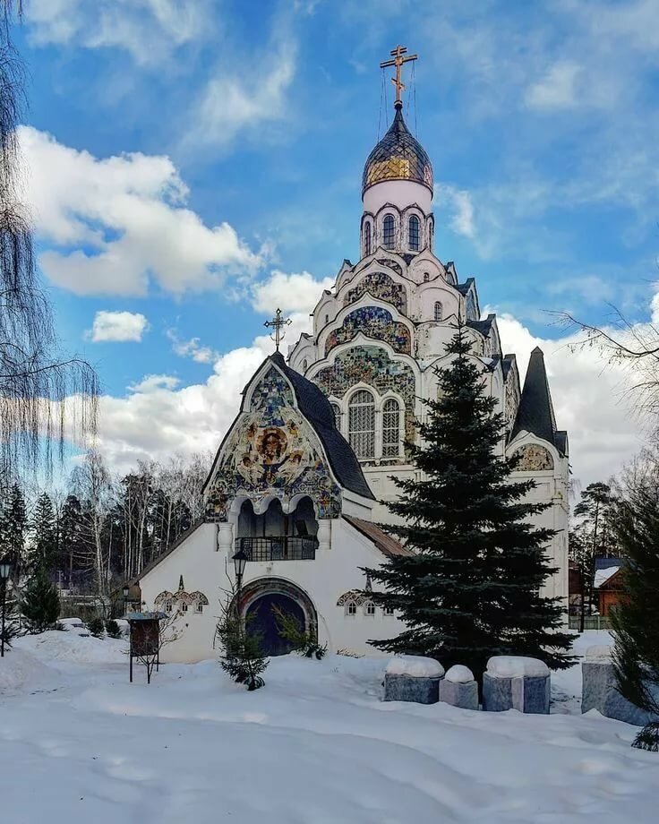 церковь спаса нерукотворного образа в клязьме фото