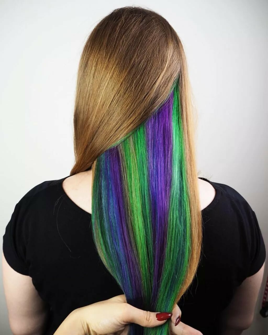 Картинки окрашенных волос пряди