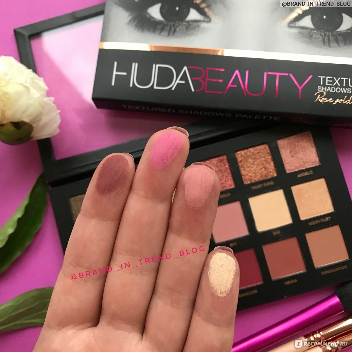 палетка теней huda beauty фото