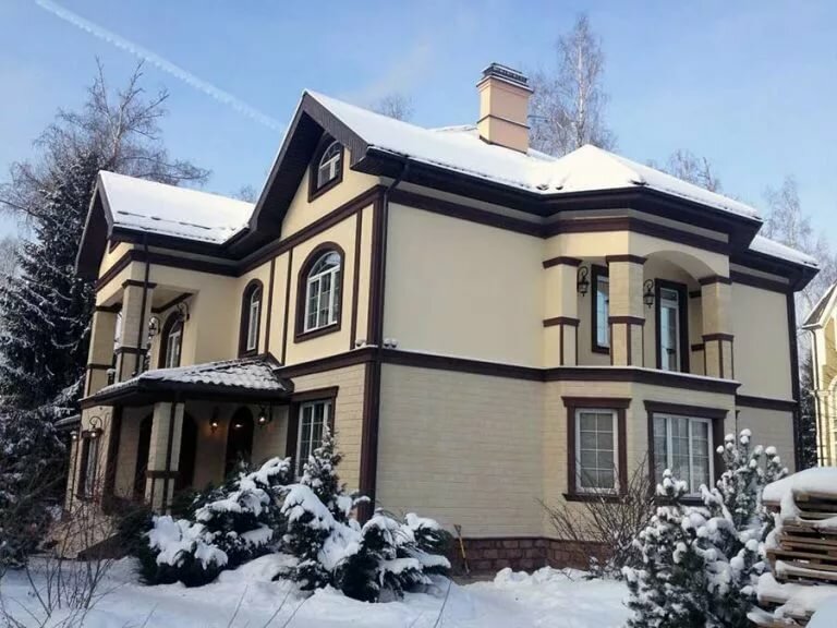 дизайн фасада дома фото