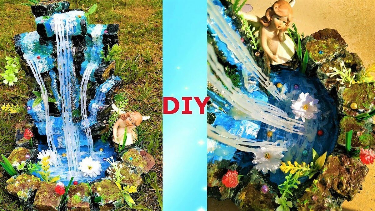 фонтан водопад фото