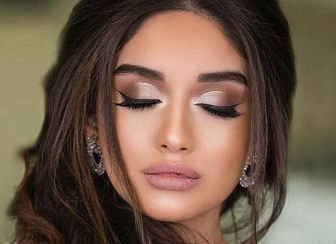 Макияж для карих глаз на свадьбу картинки