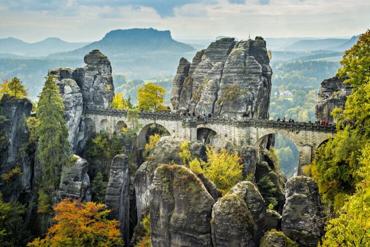 мост бастай саксонская швейцария фото