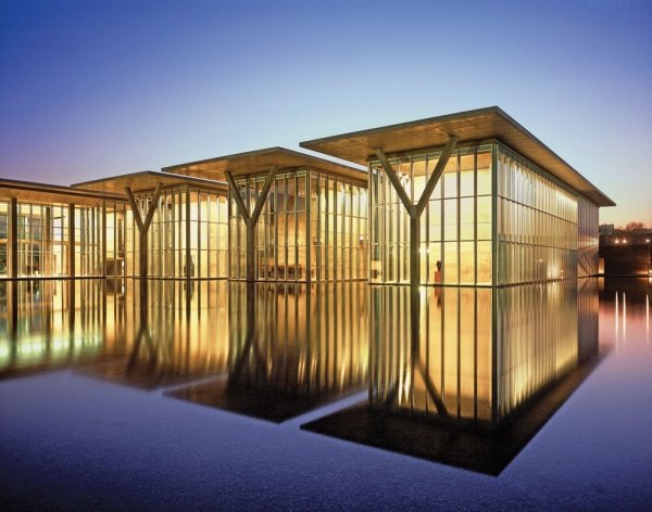 modern art museum тадао андо фото