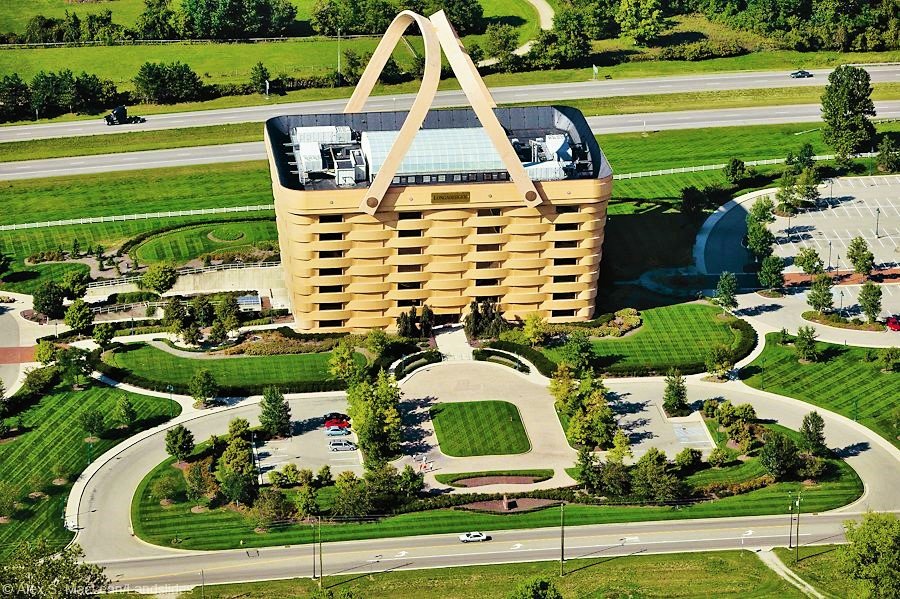 здание-корзина (the basket building), огайо, сша фото
