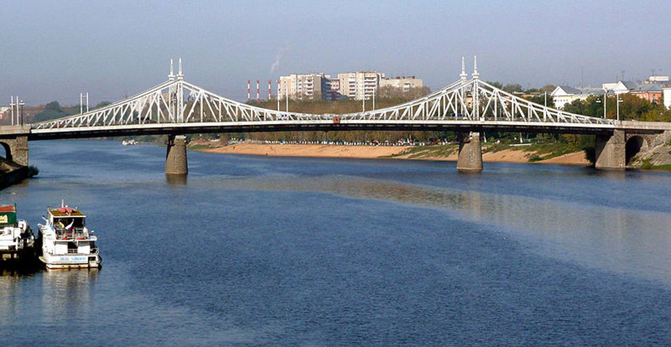 тверь волга мост через реку фото