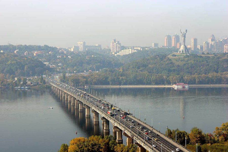 мост патона в киеве фото