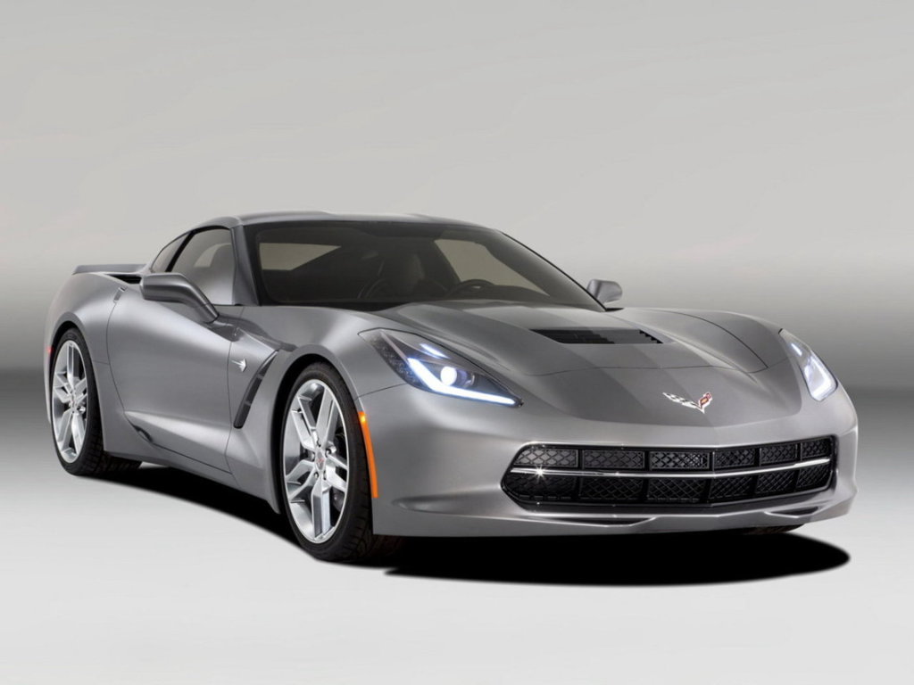 chevrolet corvette stingray c7 grey фото