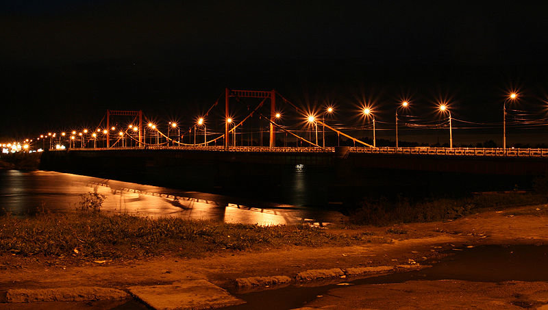 барнаул ночной мост фото