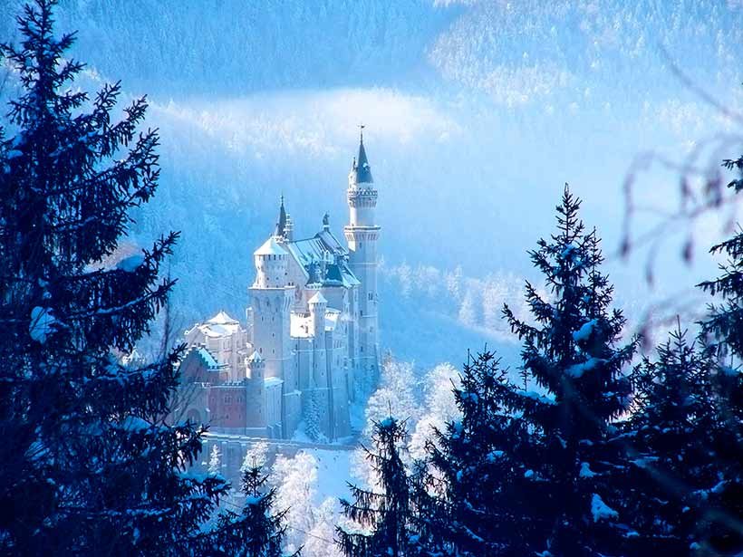 замок нойшванштайн фото