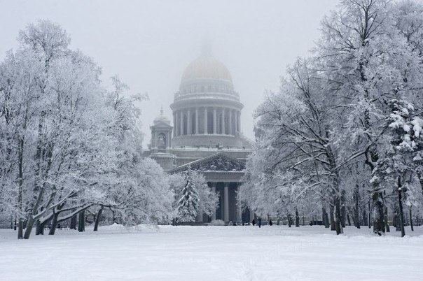 исаакиевский собор зима фото