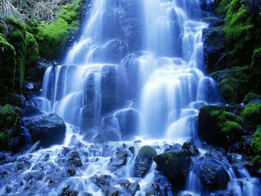 красивый водопад фото
