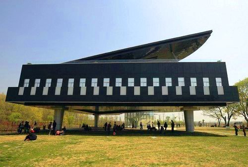 выставочный центр piano house, хуайнань, китай фото