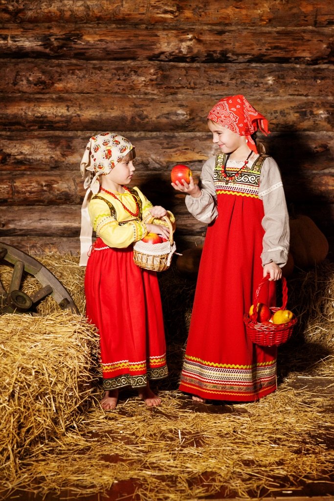 фотосессия детей в русско народном стиле фото