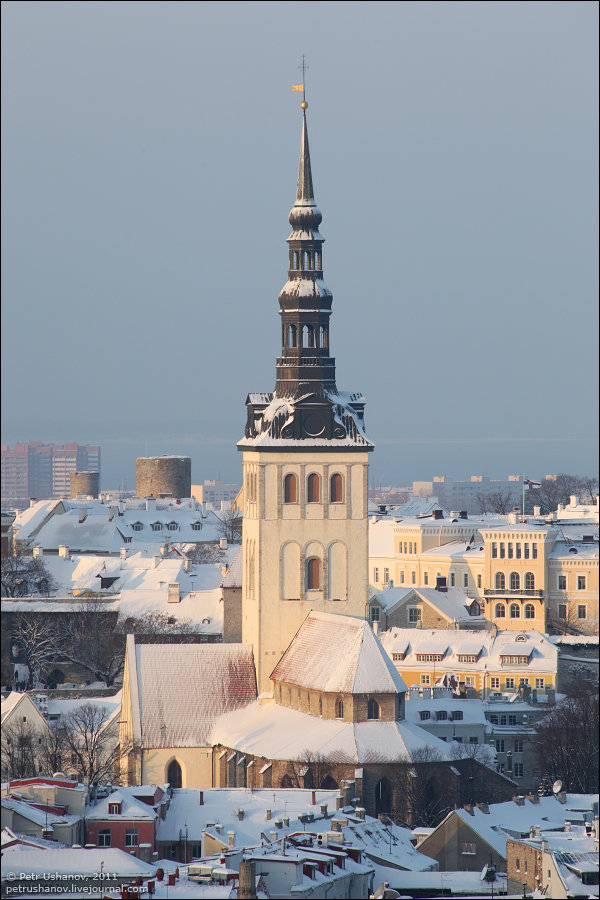 таллин фото города зимой фото