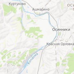 осинники на карте кемеровской области фото