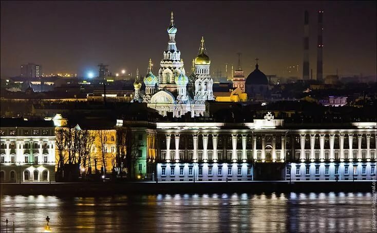 эрмитаж санкт-петербург ночью фото