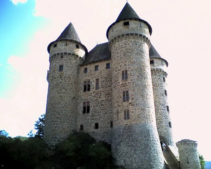 chateau de val замок де валь фото