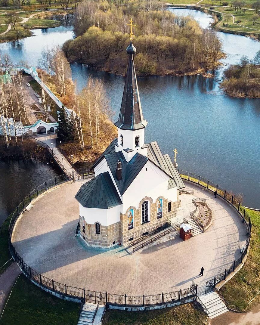 церковь георгия победоносца на средней рогатке, санкт-петербург фото