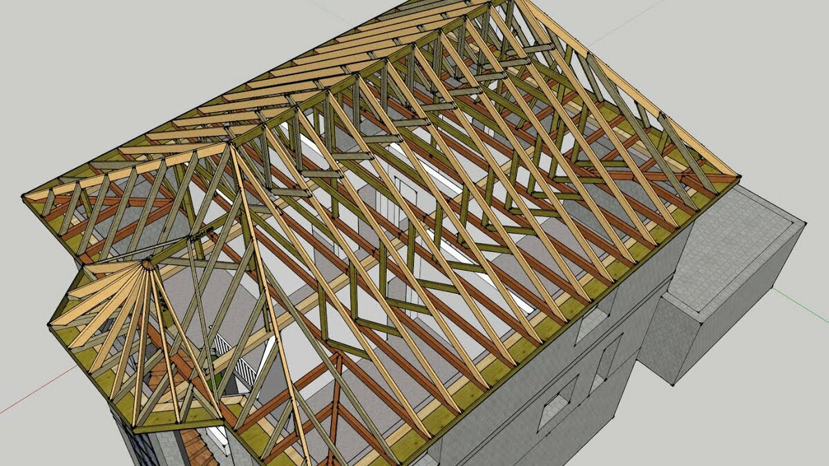 проектирование вальмовой крыши