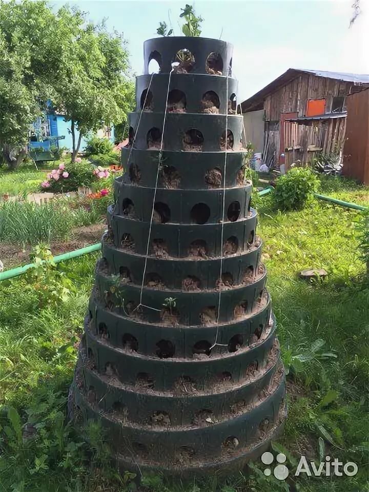 вертикальные грядки фото