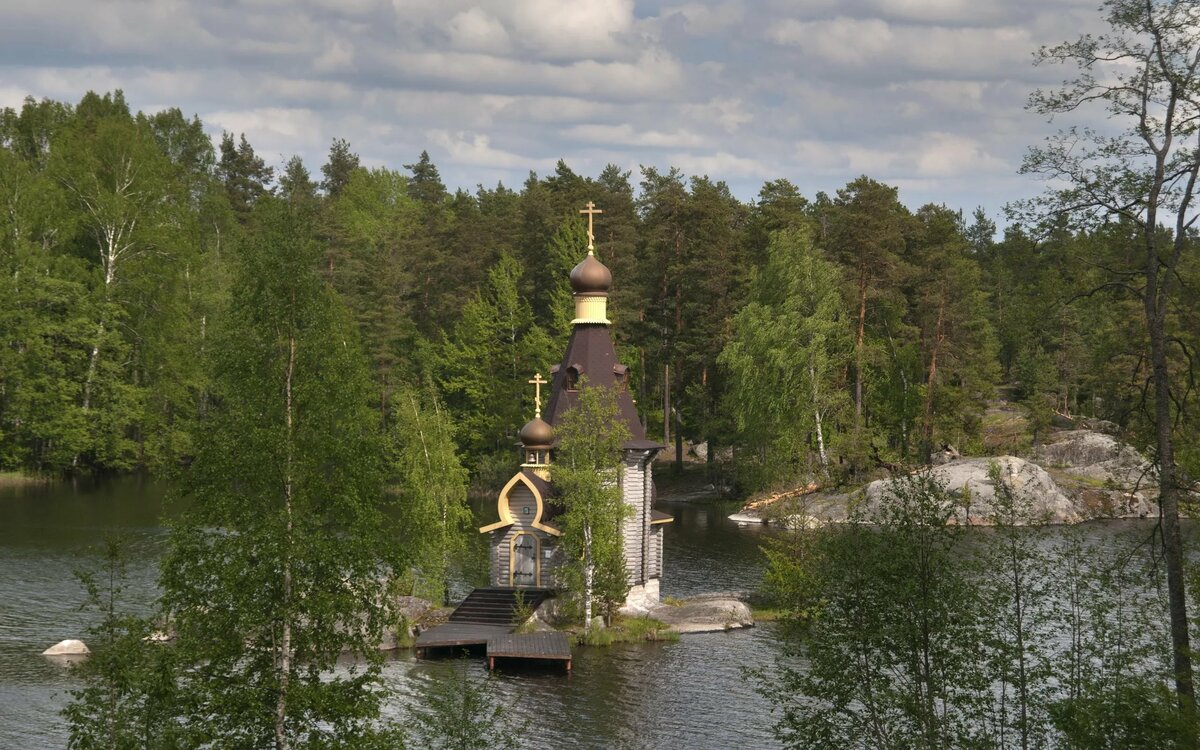 храм андрея первозванного на вуоксе фото