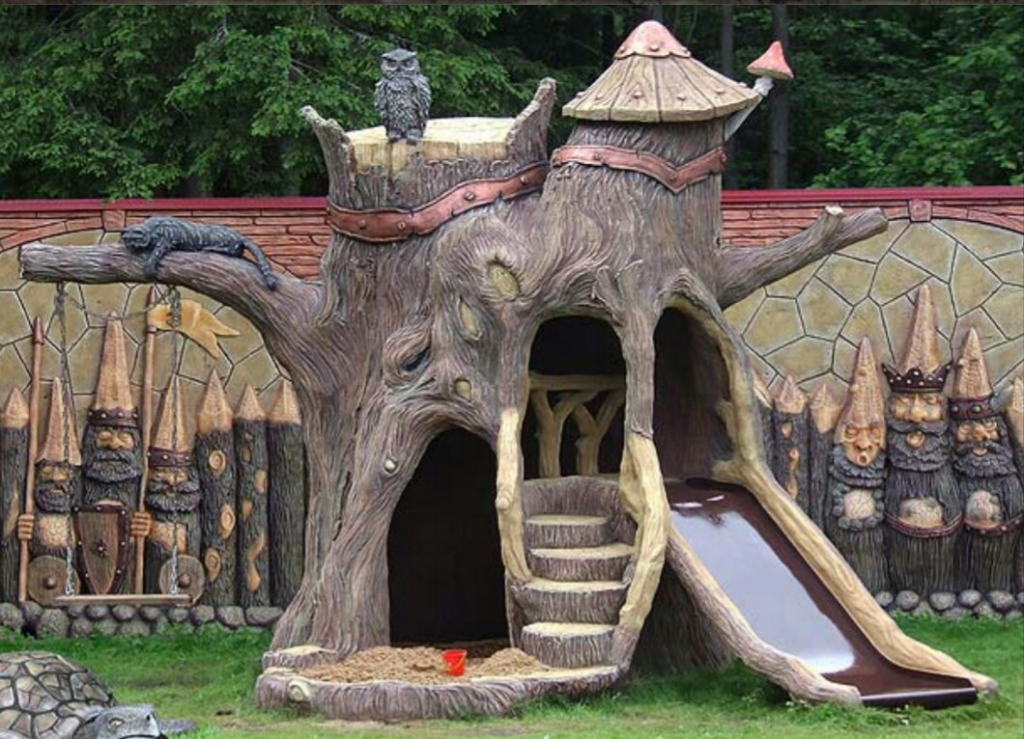 сказочные скульптуры из бетона фото