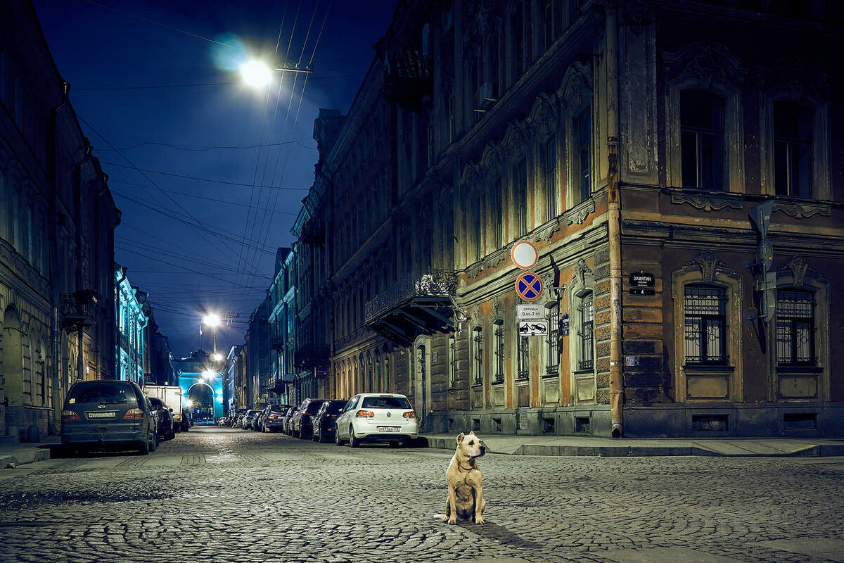 ночные улицы фото