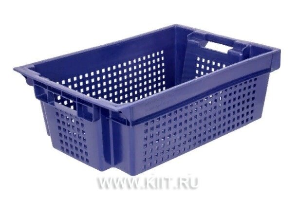 ящик овощной перфорированный 600х400х200 фото