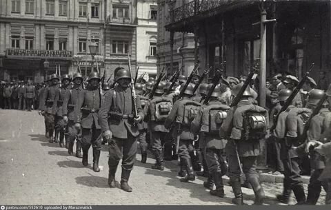 германские войска в киеве 1918 фото