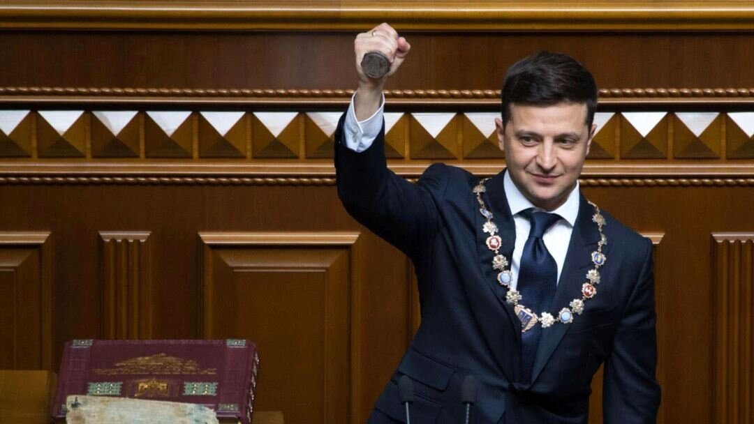 зеленский инаугурация фото