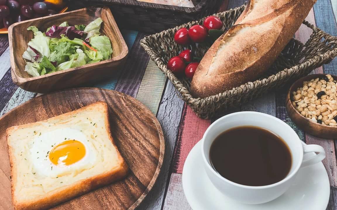 вкусный и красивый завтрак фото