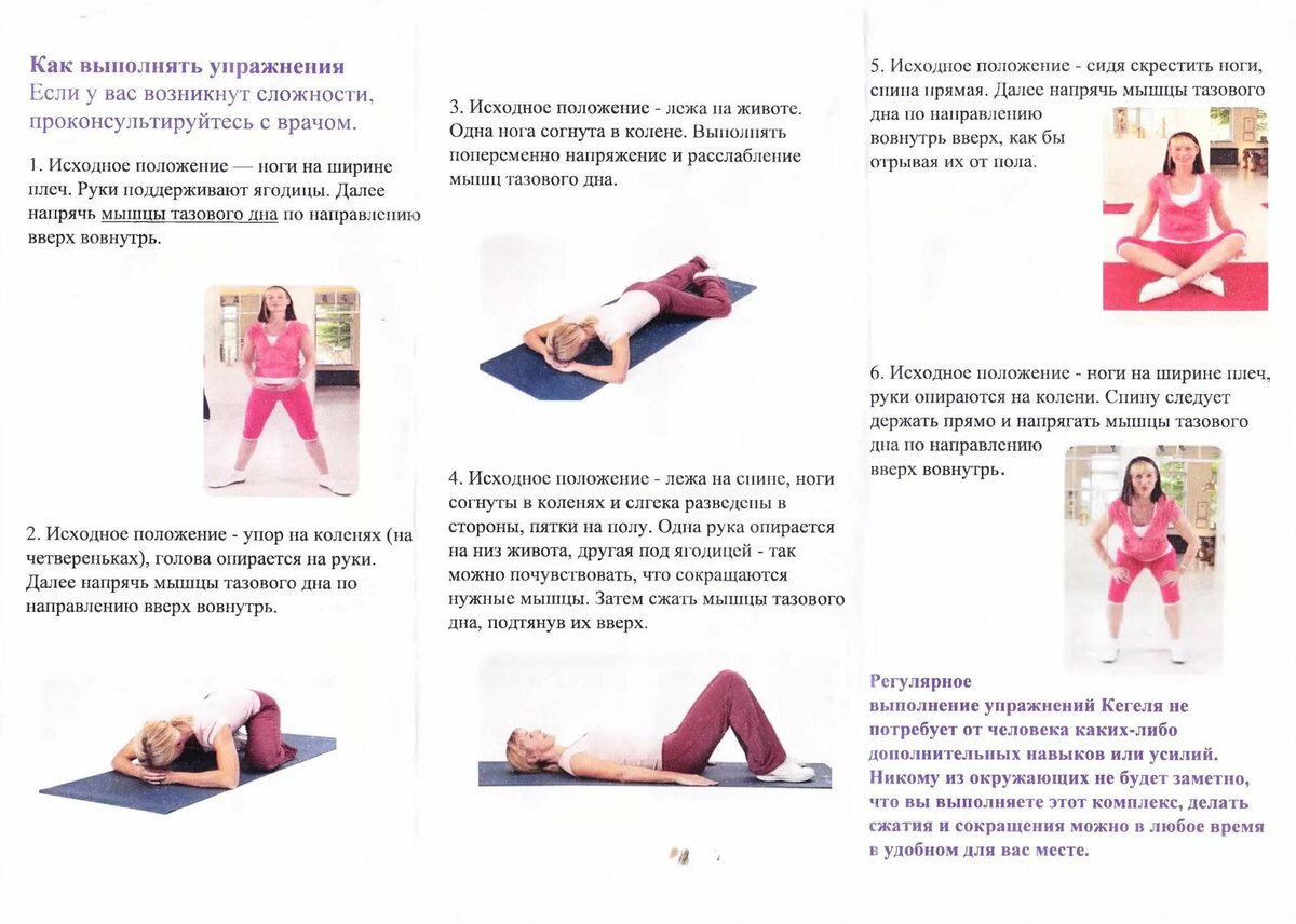 упражнения кегеля для женщин для укрепления мышц тазового фото