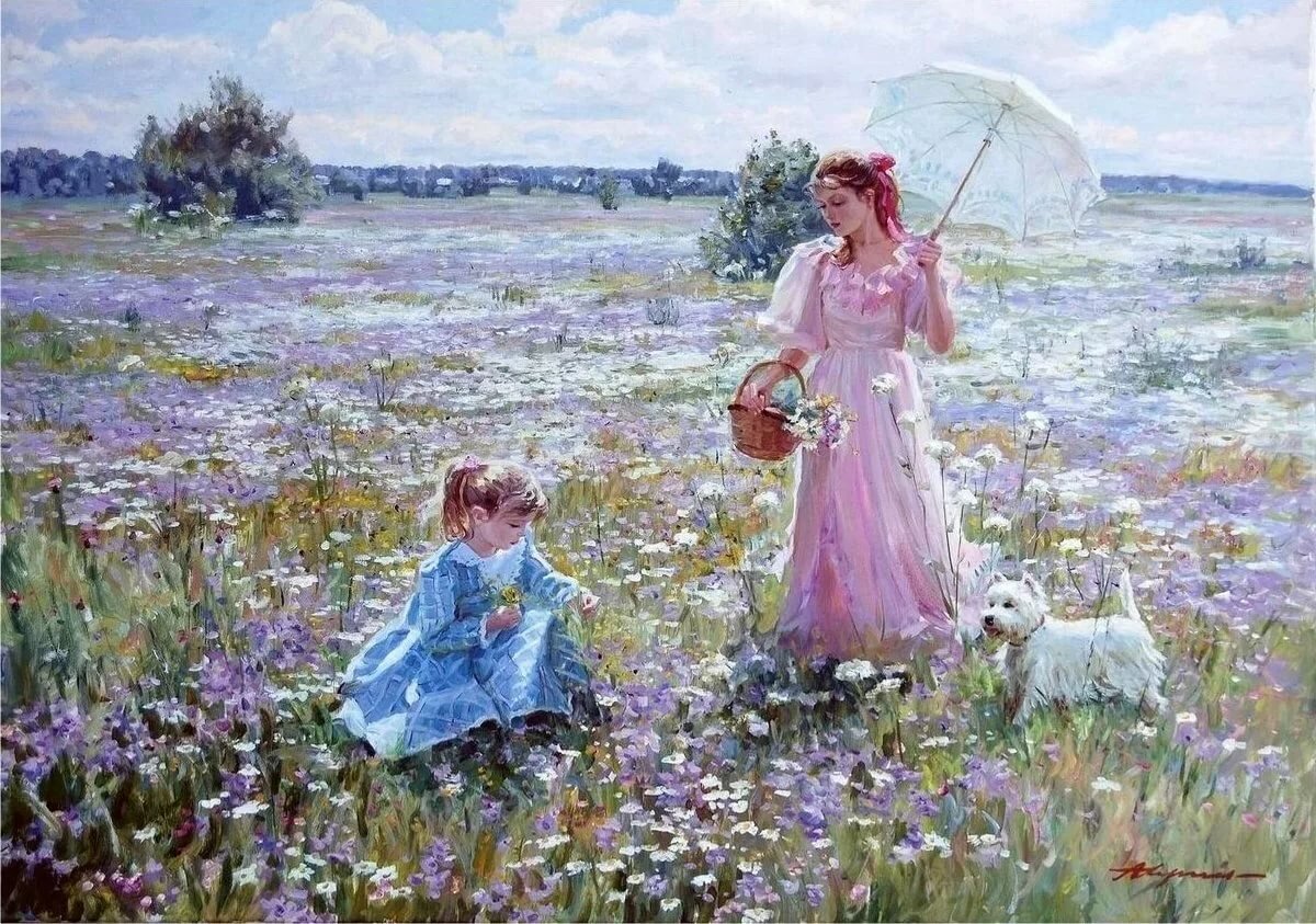 Лето на картинах русских художников