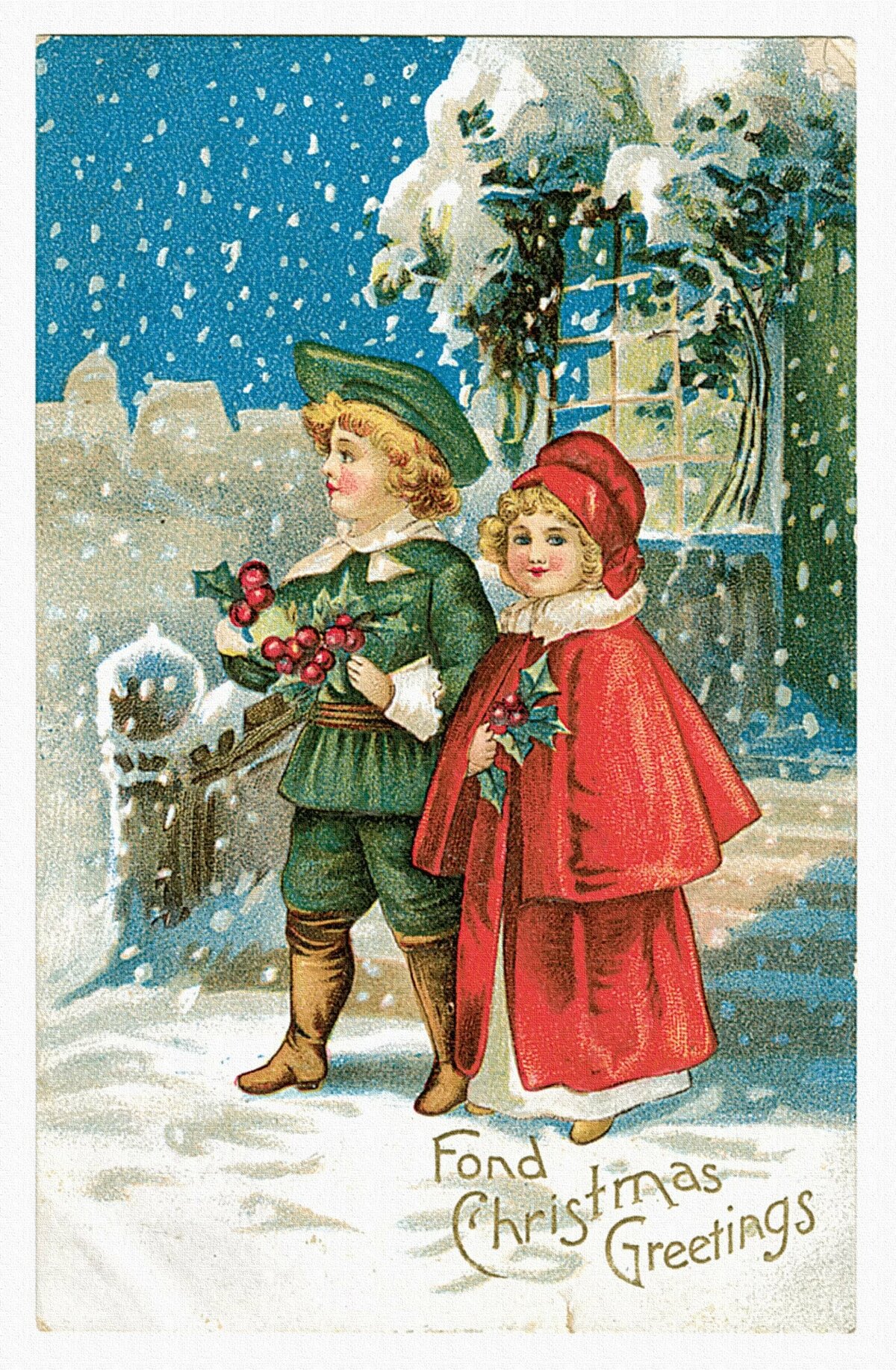 Открытки нового года рождества