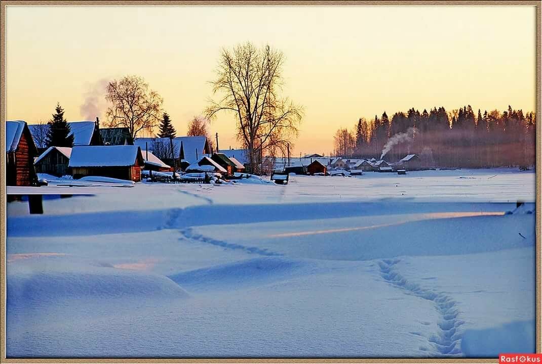 Нижегородские деревни зимой фото