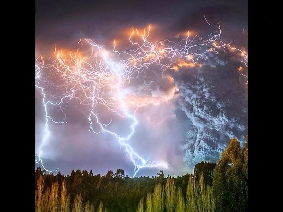 гром и молния фото