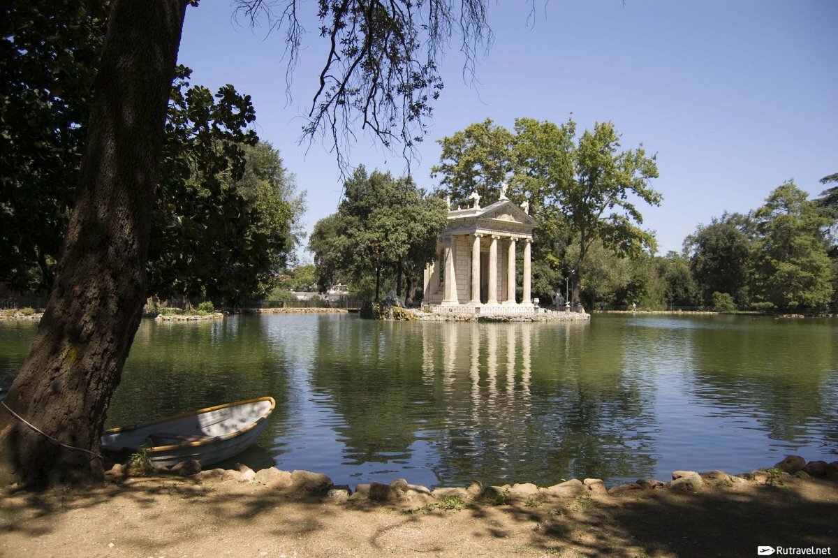 парк боргезе в риме фото