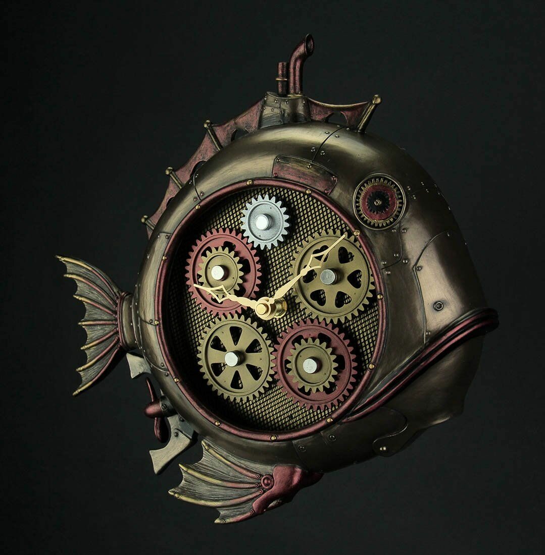 Steampunk clock