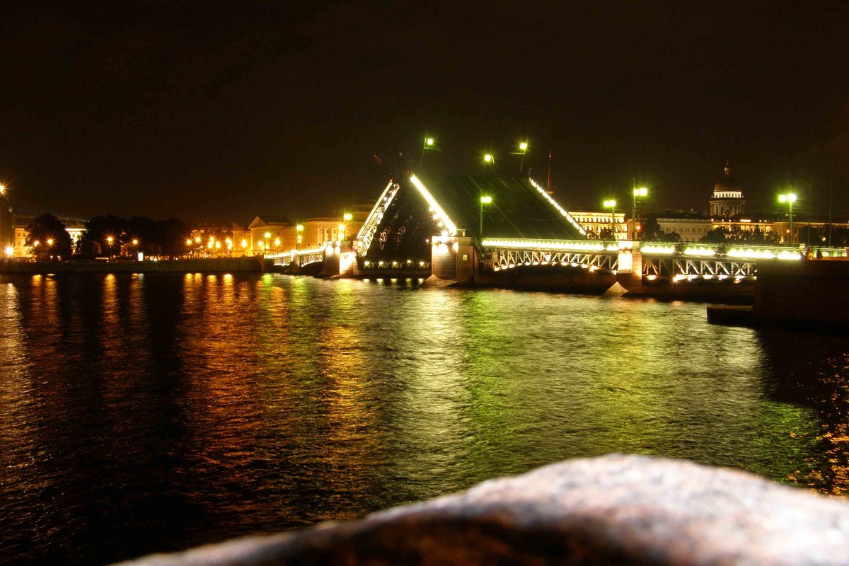 петербург разводные мосты фото