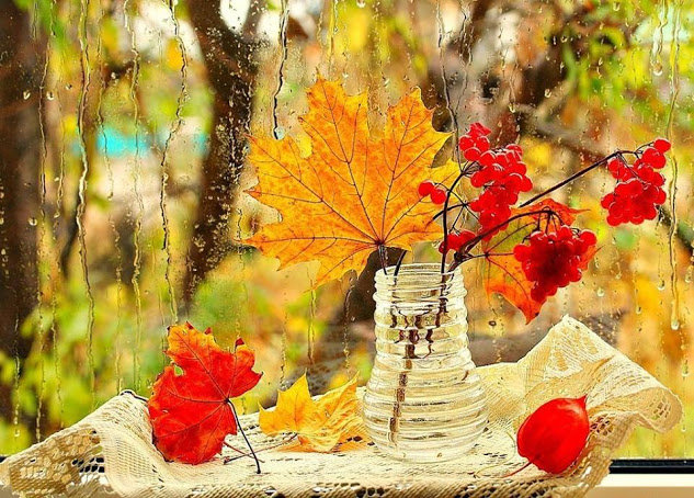 осенние открытки фото