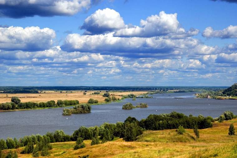 ока река фото