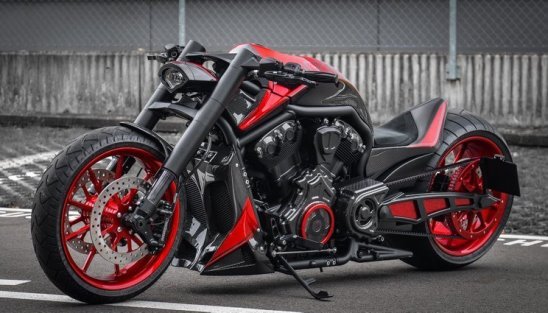 мотоцикл харлей дэвидсон v-rod custom фото