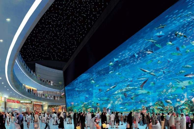 аквариум "dubai mall" (оаэ, дубай) фото