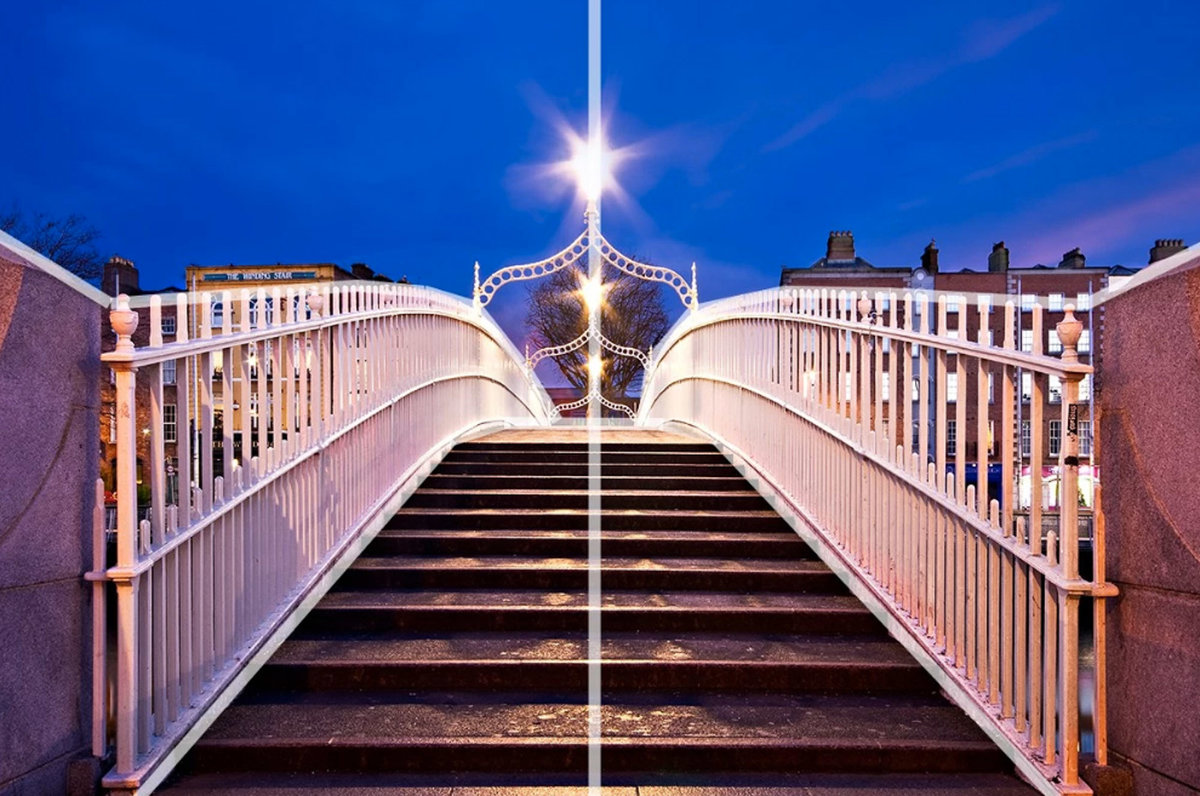 симметричная композиция кадра фото
